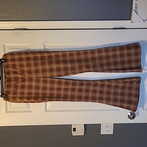 Wild Fable Brown Checkered Pants